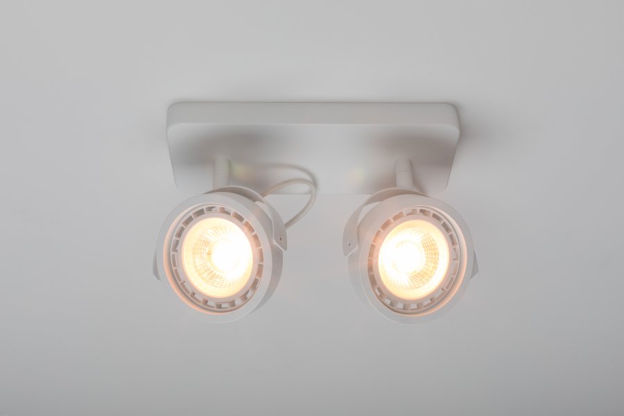 ZUIVER Dice-2 DTW Spot Light - hvit metall