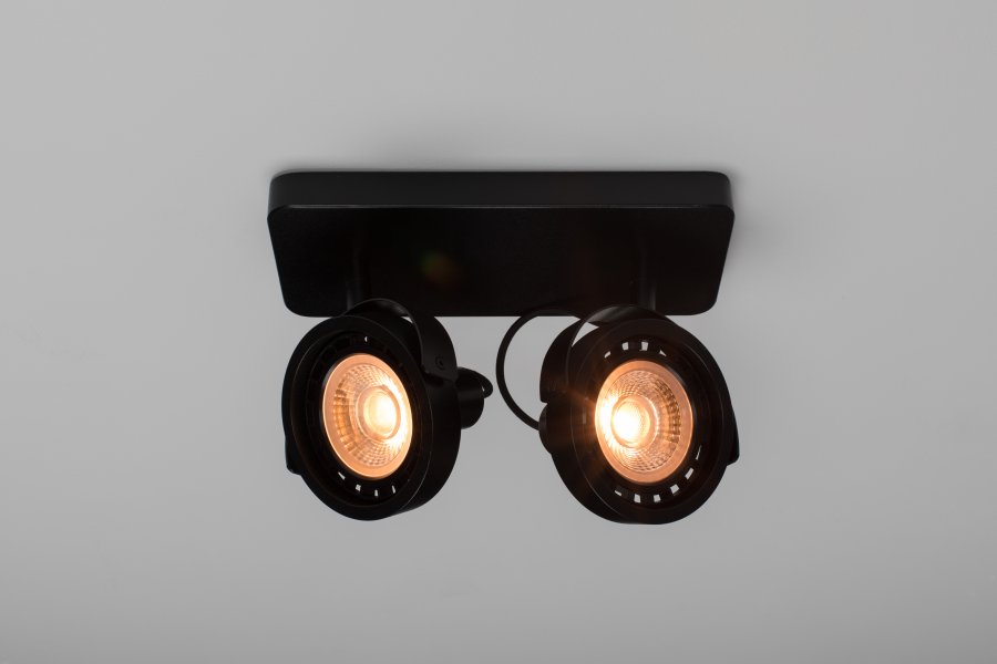 ZUIVER Dice-2 DTW Spot Light - svart metall