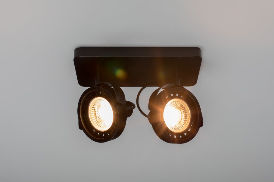 ZUIVER Dice-2 DTW Spot Light - svart metall