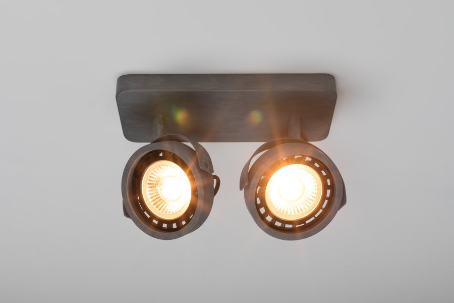 ZUIVER Dice-2 Dtw spotlight - galvanisert