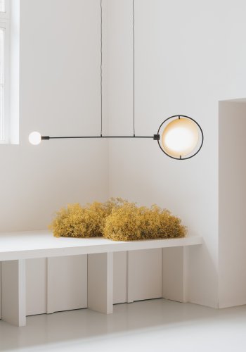 ZUIVER Sirius taklampe - svart jern