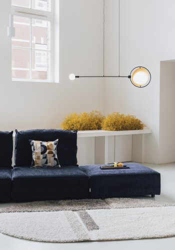 ZUIVER Sirius taklampe - svart jern