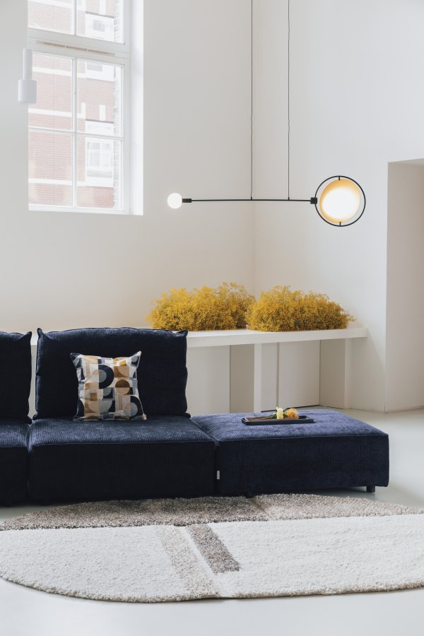 ZUIVER Sirius taklampe - svart jern