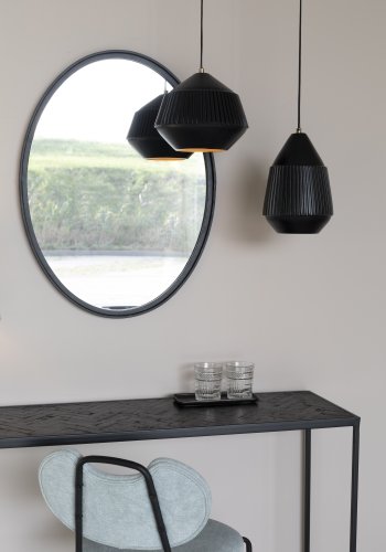 WHITE LABEL LIVING Aysa Tall taklampe - sort aluminium