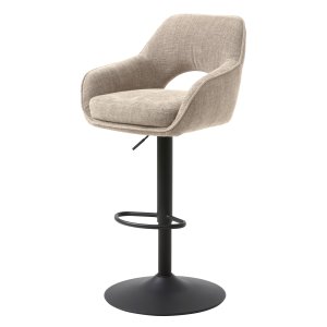 UNIQUE FURNITURE - COWLEY BAR STOOL LINEN