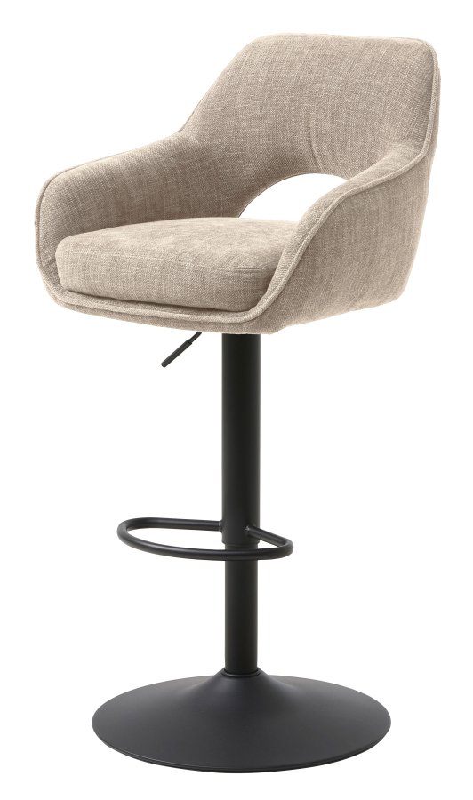 UNIQUE FURNITURE - COWLEY BAR STOOL LINEN