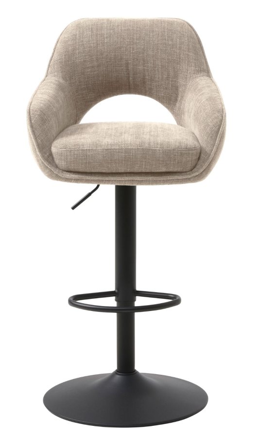 UNIQUE FURNITURE - COWLEY BAR STOOL LINEN