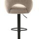 UNIQUE FURNITURE - COWLEY BAR STOOL LINEN