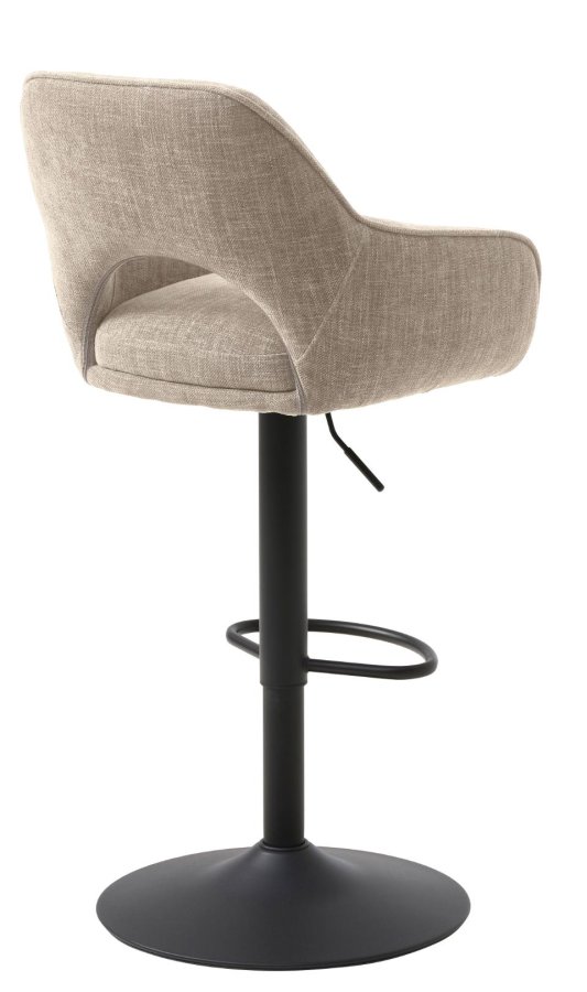 UNIQUE FURNITURE - COWLEY BAR STOOL LINEN