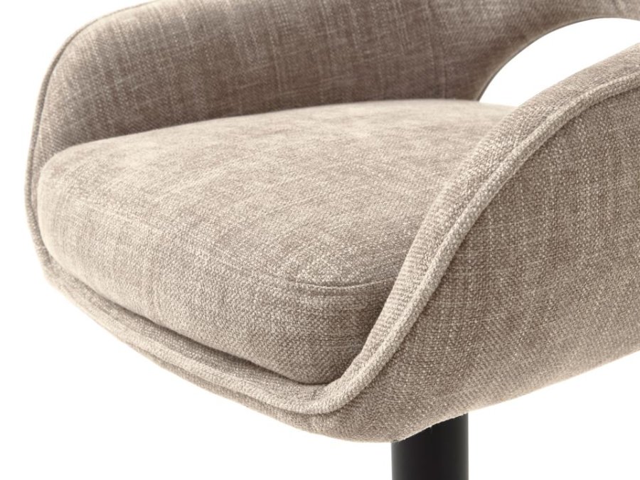 UNIQUE FURNITURE - COWLEY BAR STOOL LINEN