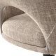 UNIQUE FURNITURE - COWLEY BAR STOOL LINEN
