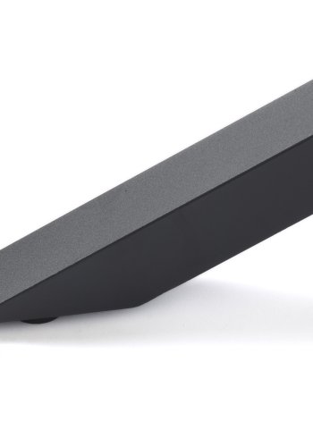 UNIQUE FURNITURE spisebord, rektangul�r - natur egemelamin og sort metal (90x160)