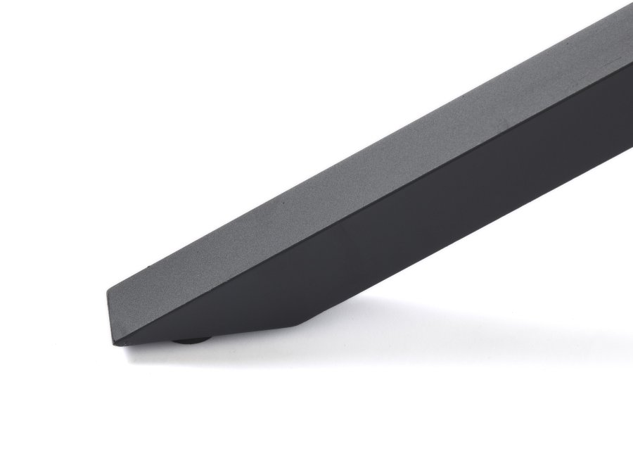 UNIQUE FURNITURE spisebord, rektangul�r - natur egemelamin og sort metal (90x160)