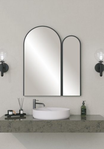 NORDVRK Classe dekorativt speil, svart