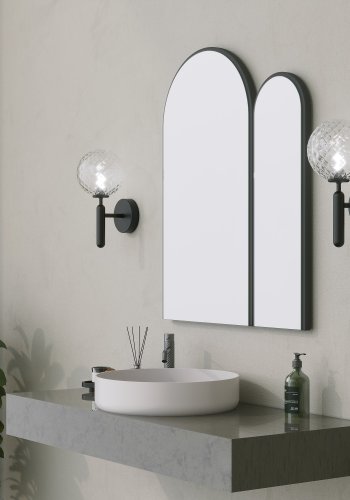 NORDVRK Classe dekorativt speil, svart