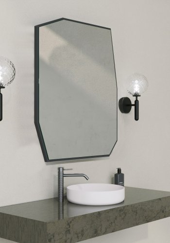 NORDVRK Dekorspeil i kvarts, svart