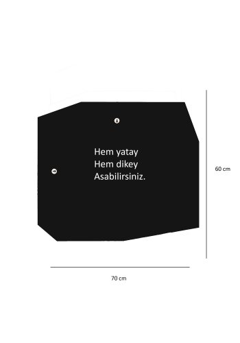 NORDVRK Dekorspeil i kvarts, svart