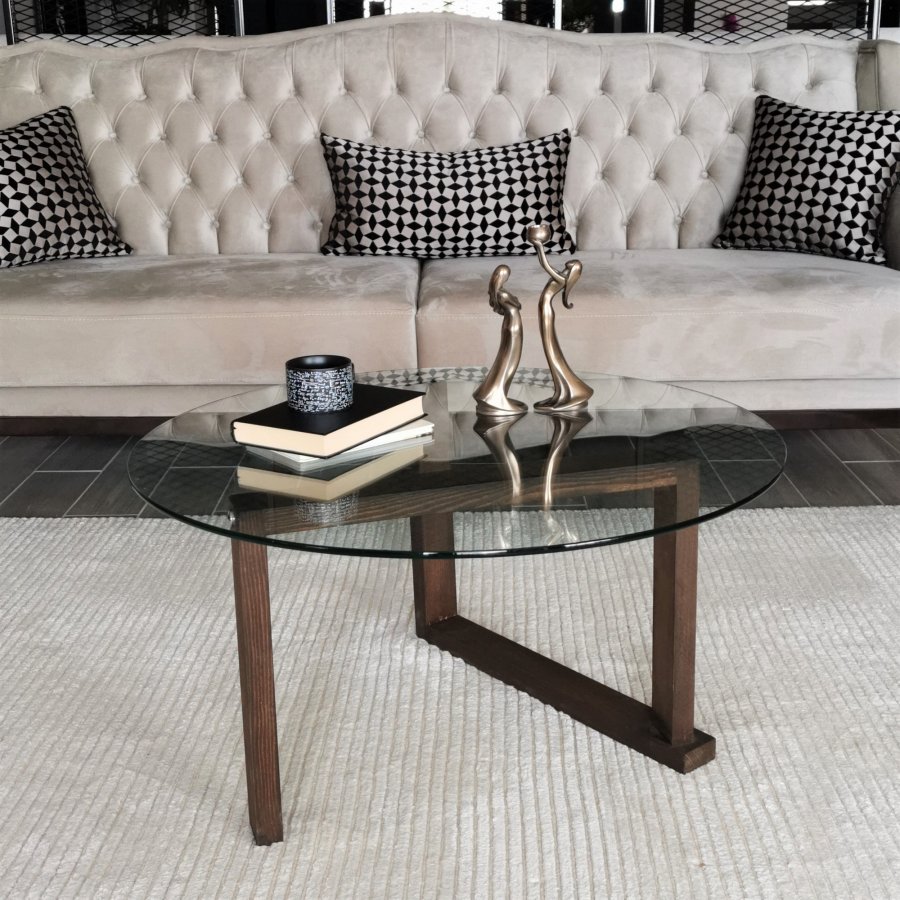 NORDVÄRK Yuvarlak salongbord, valntt