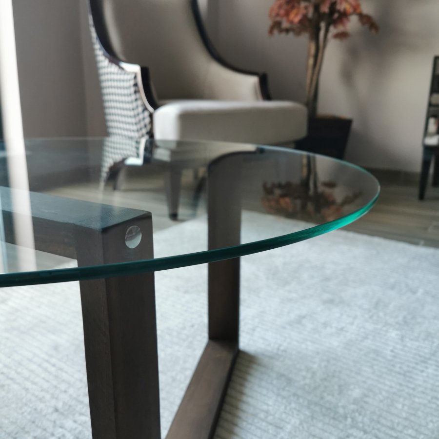 NORDVÄRK Yuvarlak salongbord, valntt