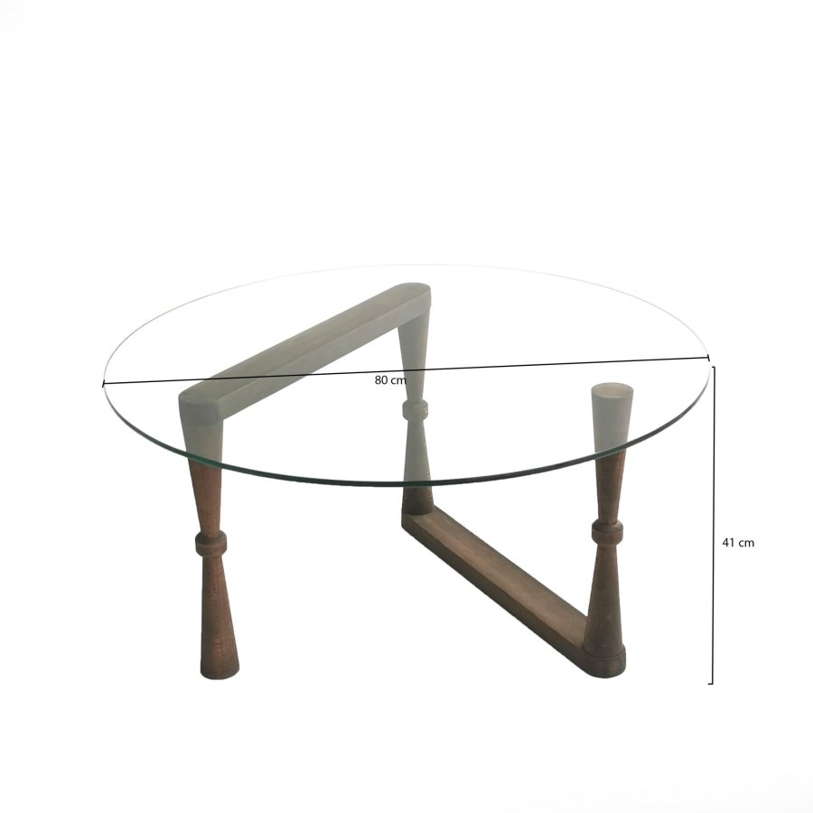 NORDVRK Yuvarlak salongbord, valntt