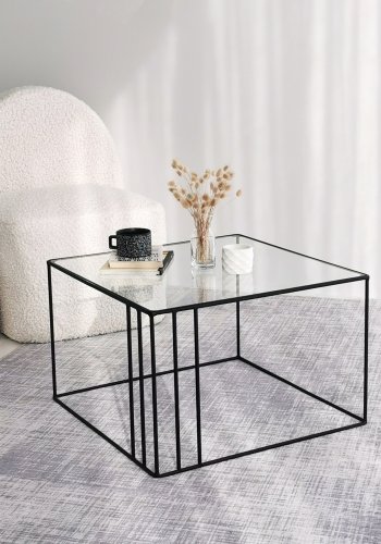 NORDVÄRK Outline salongbord, svart