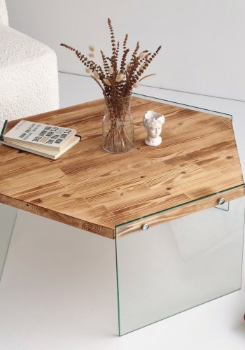 NORDVÄRK Hexagon salongbord, eik