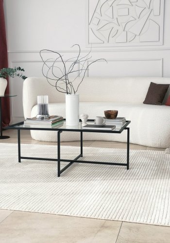 NORDVÄRK Sun sofabord, sort