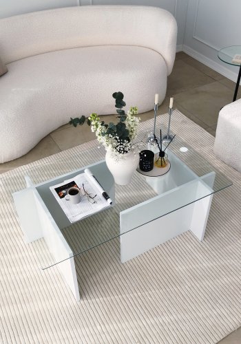 NORDVRK Escape sofabord, hvit