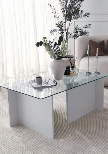 NORDVRK Escape sofabord, hvit