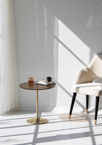 NORDVRK Chill sidebord, gull bronse