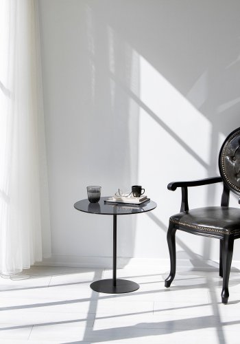 NORDVRK Chill sidebord, sortMrkegr