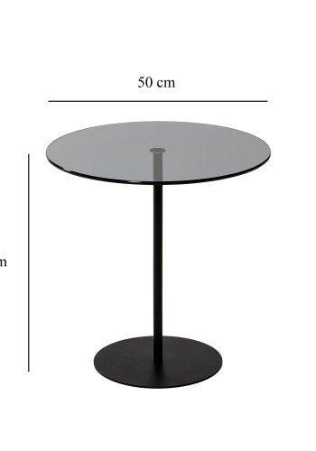 NORDVRK Chill sidebord, sortMrkegr