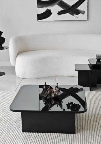 NORDVRK Jazz sofabordsett, sort Smoke