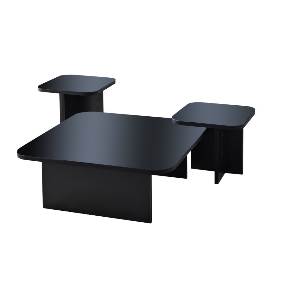 NORDVRK Jazz sofabordsett, sort Smoke