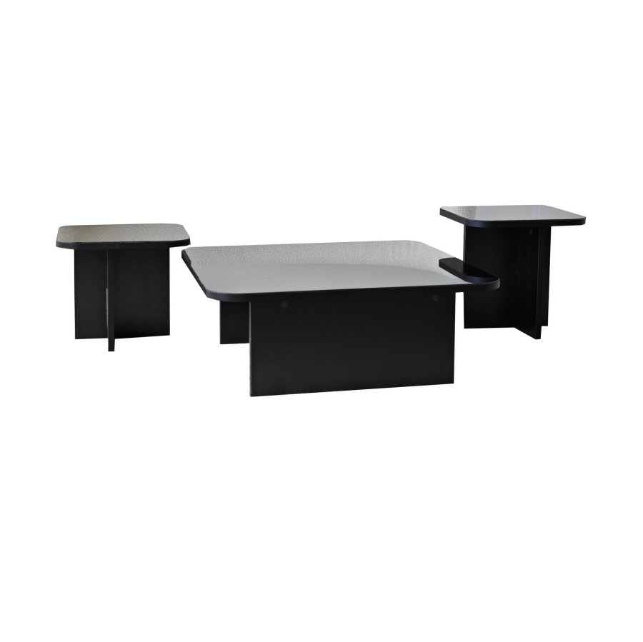 NORDVRK Jazz sofabordsett, sort Smoke