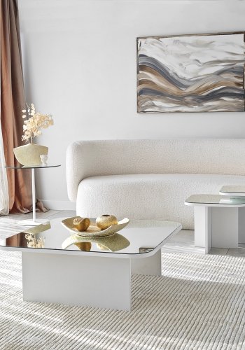 NORDVRK Jazz sofabordsett, hvit