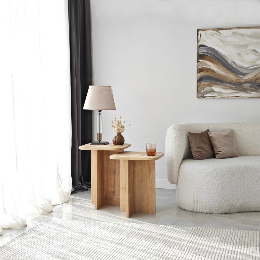 NORDVRK Blues sidebordsett, eik