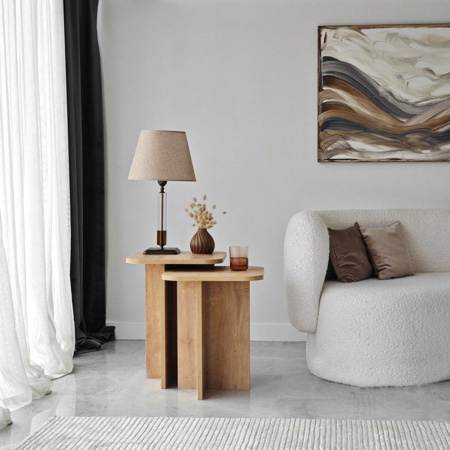 NORDVRK Blues sidebordsett, eik