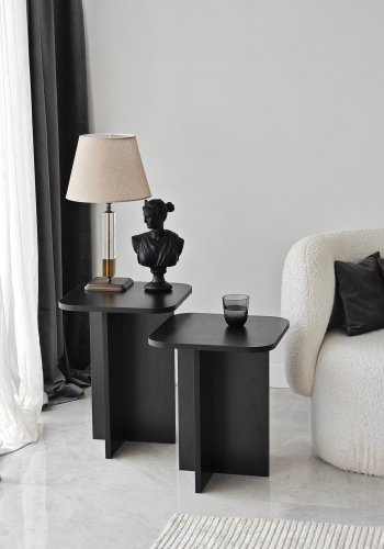 NORDVRK Blues sidebordsett, sort