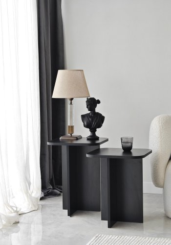 NORDVRK Blues sidebordsett, sort