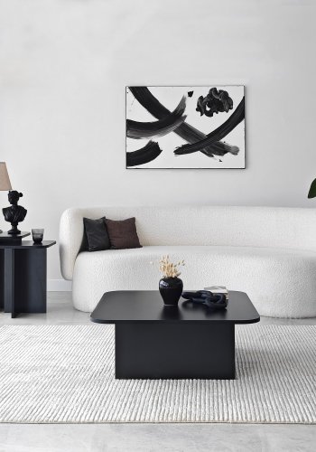 NORDVÄRK Blues salongbordsett, sort