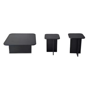 NORDVÄRK Blues soffbordsset, svart