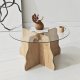 NORDV�RK Fj�ril - Safir Ek, Transparent Soffbord