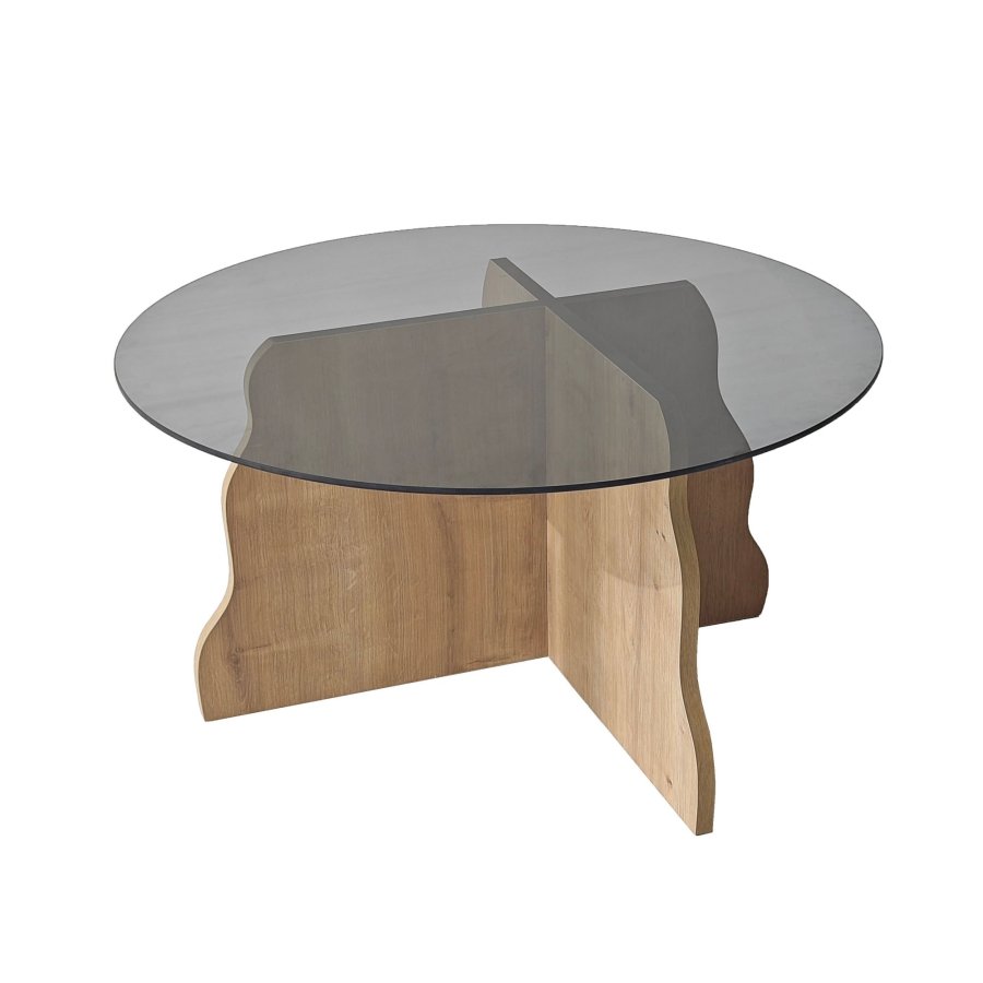 NORDV�RK Fj�ril - Safir Ek, Fume Soffbord