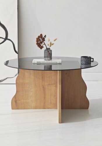 NORDV�RK Fj�ril - Safir Ek, Fume Soffbord