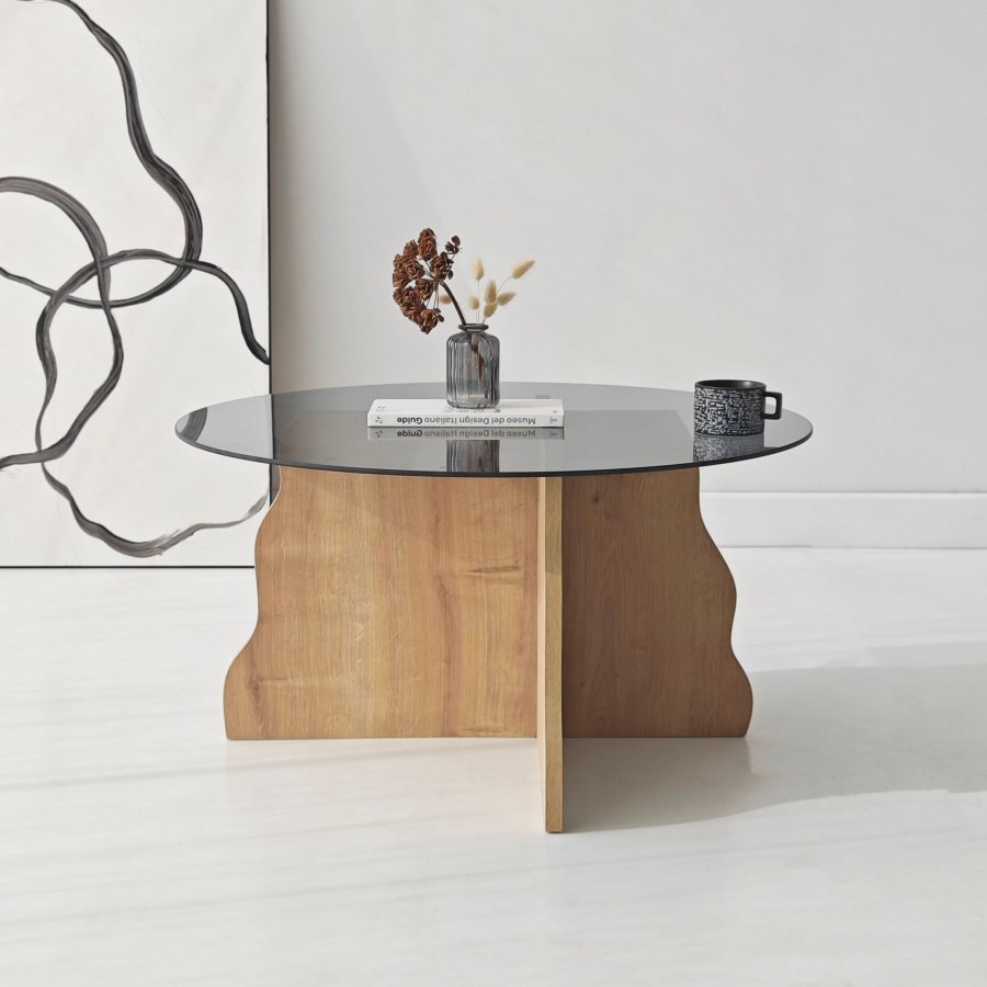 NORDV�RK Fj�ril - Safir Ek, Fume Soffbord