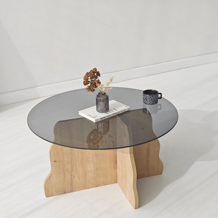 NORDV�RK Fj�ril - Safir Ek, Fume Soffbord