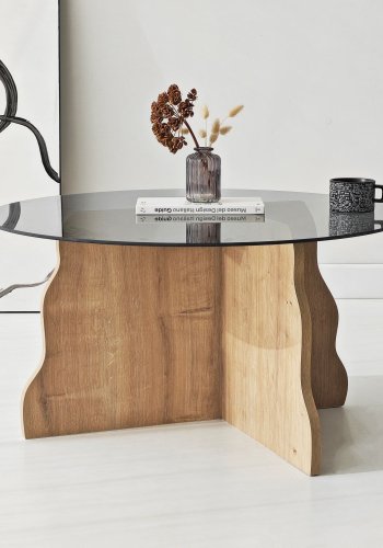 NORDV�RK Fj�ril - Safir Ek, Fume Soffbord