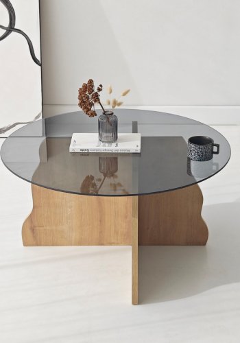 NORDV�RK Fj�ril - Safir Ek, Fume Soffbord