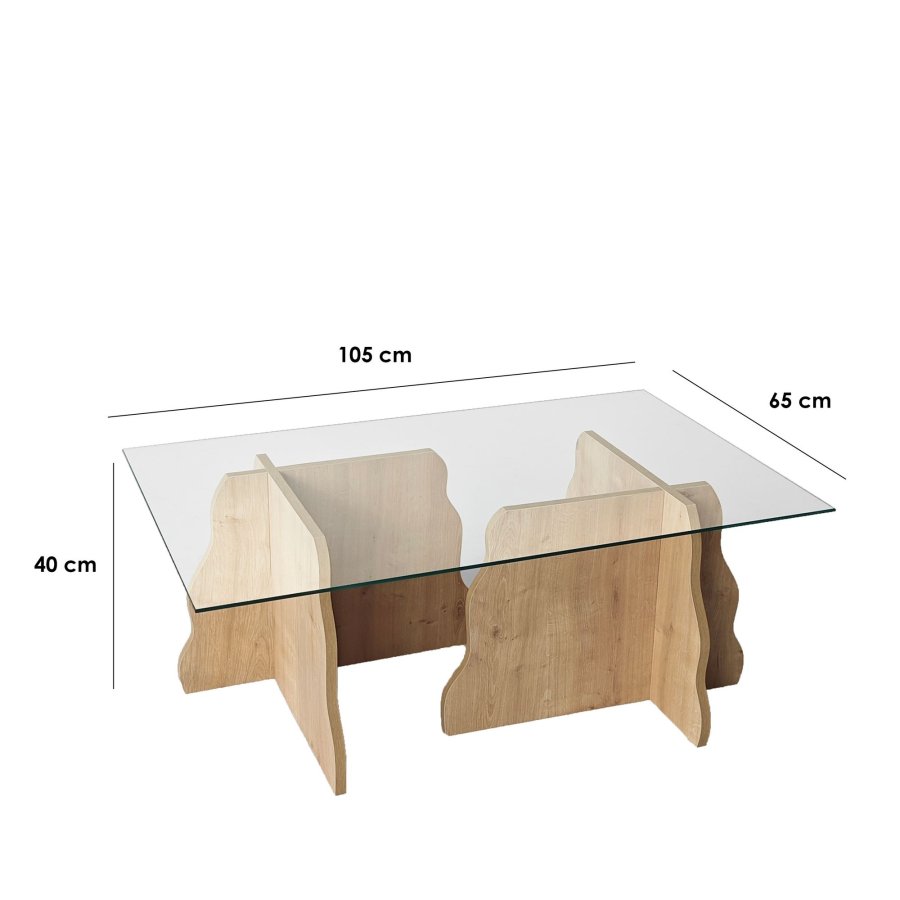 NORDV�RK Canyon � Safirek, Transparent Soffbord